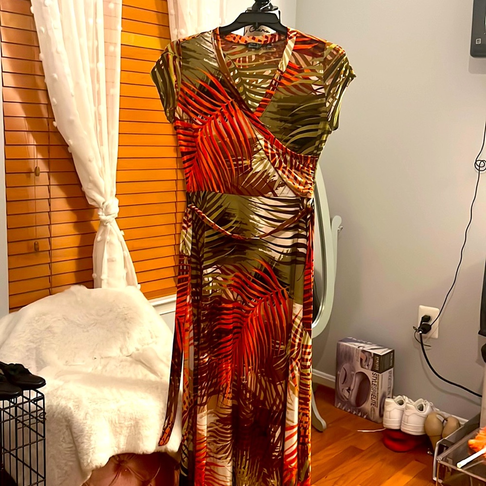 Multicolored maxi dress